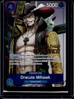 2025 One Piece The Best Vol. 2 Dracule Mihawk Promo #P-081 - Image 1
