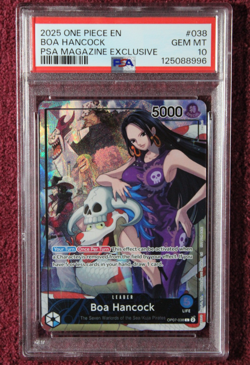 PSA 10 Boa Hancock - One Piece OP07-038 (2025 PSA Magazine Promo)- FREE SHIPPING - Image 1