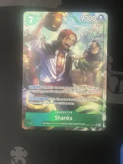 One Piece English OP14-027 Shanks R Alt Art The Azure Sea's Seven - Image 2