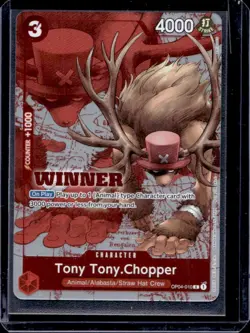 2023 One Piece Kingdoms of Intrigue Tony Tony.Chopper Common #OP04-010 - Image 1