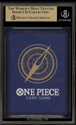 One Piece CCG Monkey.D.Luffy Mos Burger Tie-Up Campaign JPN Promo P-080 BGS 10 - Image 2