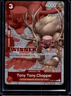 2023 One Piece Kingdoms of Intrigue Tony Tony.Chopper Common #OP04-010 - Image 1