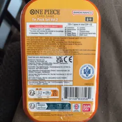 One Piece Tin Pack Set Vol. 2 Ace - Bandai TCG Volume Two - SEALED - Image 2