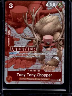 2023 One Piece Kingdoms of Intrigue Tony Tony.Chopper Common #OP04-010 - Image 1