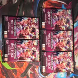 Bandai One Piece TCG - A Fist of Divine Speed OP-11 Booster Packs (LOT of 5) - Image 1