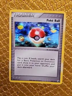 DMG Pokemon Card POKE BALL 87/115 Reverse Holo EX Unseen Forces - Image 1