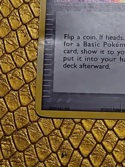 DMG Pokemon Card POKE BALL 87/115 Reverse Holo EX Unseen Forces - Image 3