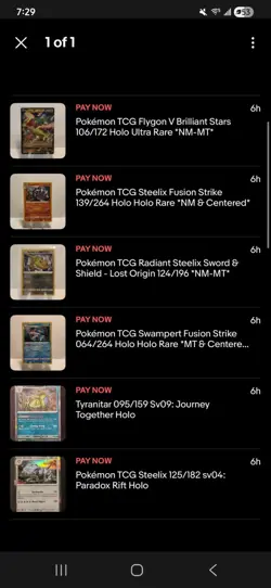 7 Pokemon Cards Reserved - Image 1