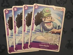 One Piece TCG ST18-001 Uso-Hachi X4 Playset Card Game CCG English - UK SELLER - Image 1
