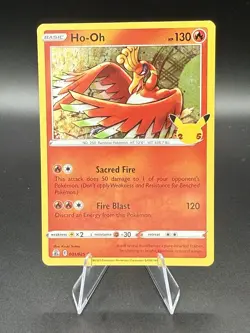 Ho-Oh - 001/025 - Holo Rare - Celebrations - Pokemon Card - NM - Image 1