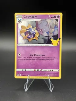 Cosmoem Holo Rare Pokemon TCG 14/25 Celebrations 25th Anniversary Card - NM - Image 1