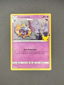 Cosmoem Holo Rare Pokemon TCG 14/25 Celebrations 25th Anniversary Card - NM - Image 3