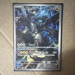 Pokemon N's Zekrom 031 ME: Mega Evolution Promo Full Art Holo 130HP Card - Image 1