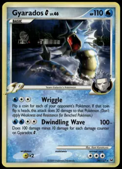 Gyarados G 30/127 Rare Platinum LP Pokemon Card - Image 1