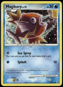 Magikarp 65/100 Common Stormfront LP Pokemon Card - Image 1