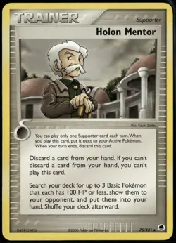 Holon Mentor 75/101 Uncommon Dragon Frontiers LP Pokemon Card - Image 1