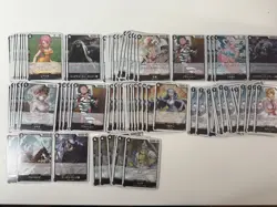 MASSIVE Black One Piece JP 89 Holo Card Lot - Image 1