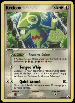 Kecleon 37/92 Uncommon Legend Maker LP Pokemon Card - Image 1