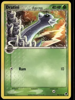 Dratini 46/101 Common Dragon Frontiers LP Pokemon Card - Image 1
