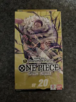 One Piece Card Game ST-20 Charlotte Katakuri Yellow Starter Deck SEALED - Image 1