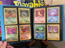 50 OG Team Rocket Cards in Binder! 4 Holos (Alakazam! Gyarados!) - No Dupes! - Image 2