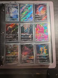Pokemon Card Lot Binder V/VMAX IR Hits Ex 180 Cards NM Full Art - Image 1