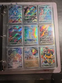 Pokemon Card Lot Binder V/VMAX IR Hits Ex 180 Cards NM Full Art - Image 3