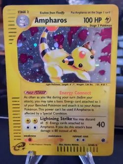 Ampharos 2/165 Expedition Base Set (NM) Holo Pokemon Card - Image 1