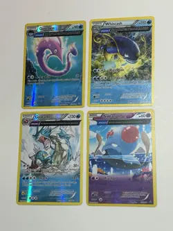 Pokemon 151 Holo Lot 4 Cards Gorebyss Whiscash Gyarados Tentacool - Image 1