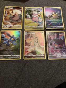 Pokemon TCG Card Lot - Rockruff, Flaaffy, Solrock, Riolu, Gardevoir, TG30, Holo - Image 1