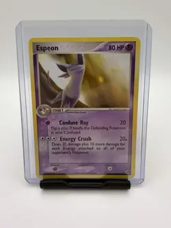 Pokemon TCG Espeon EX Sandstorm 16/100 Regular Rare Card - Image 1