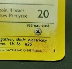WOTC Black Star Promotional Pokemon Card Pikachu #1 - Image 4
