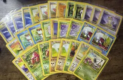 30 Card Lot! 2000 Base Set 2, Pokemon TCG WotC, Uncommon/Common, All Sleeved, NM - Image 1