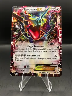 Rayquaza EX XY69 Black Star Promo Holo Pokemon Card – NM/LP - Image 1