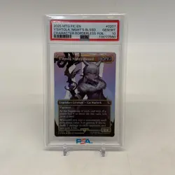 MTG Final Fantasy Borderless Foil Card #0207 Y'shtola Night's Blessed PSA 10! - Image 1