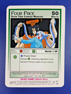 Four Face #28 - Premier Unlimited, Sailor Moon CCG card (2000 Dart) Base TCG - Image 1