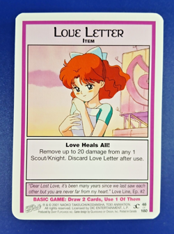Love Letter #46 - Premier Unlimited, Sailor Moon CCG card (2000 Dart) Base TCG - Image 1