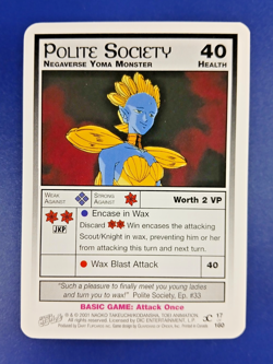 Polite Society #17 - Premier Unlimited, Sailor Moon CCG card (2000 Dart Base TCG - Image 1