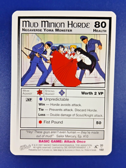 Mud Minion Horde #20 - Premier Unlimited, Sailor Moon CCG card (2000 Dart) TCG - Image 1