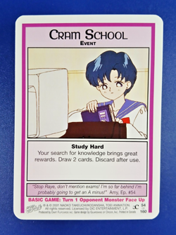 Cram School #54 - Premier Unlimited, Sailor Moon CCG card (2000 Dart) Base TCG - Image 1