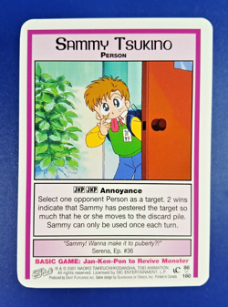 Sammy Tsukino #86 - Premier Unlimited, Sailor Moon CCG card (2000 Dart) Base TCG - Image 1