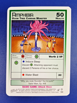Amphibia #25 - Premier Unlimited, Sailor Moon CCG card (2000 Dart) Base TCG - Image 1