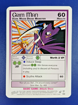 Grim Man #32 - Premier Unlimited, Sailor Moon CCG card (2000 Dart) Base TCG - Image 1