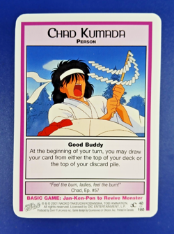 Chad Kumada #40 - Premier Unlimited, Sailor Moon CCG card (2000 Dart) Base TCG - Image 1