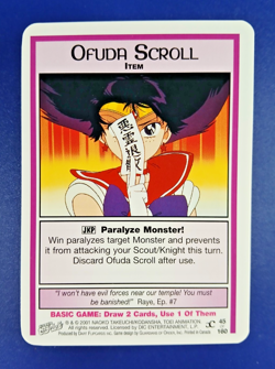 Ofuda Scroll #45 - Premier Unlimited, Sailor Moon CCG card (2000 Dart) Base TCG - Image 1