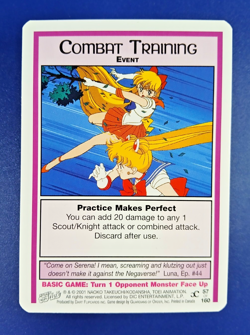Combat Training #57 - Premier Unlimited, Sailor Moon CCG card (2000 Dart) TCG - Image 1