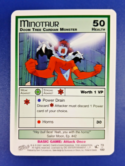 Minotaur #73 - Premier Unlimited, Sailor Moon CCG card (2000 Dart) Base TCG - Image 1