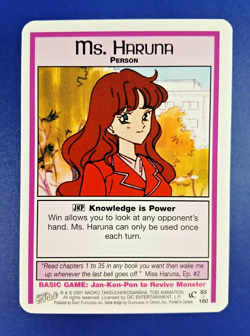 Ms Haruna #83 - Premier Unlimited, Sailor Moon CCG card (2000 Dart) Base TCG - Image 1