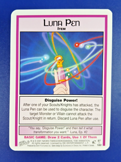Luna Pen #87 - Premier Unlimited, Sailor Moon CCG card (2000 Dart) Base TCG - Image 1