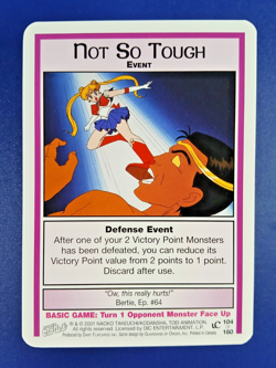 Not So Tough #104 - Premier Unlimited, Sailor Moon CCG card (2000 Dart) Base TCG - Image 1